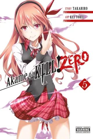 Cover of Akame ga KILL! ZERO volume 5, English edition