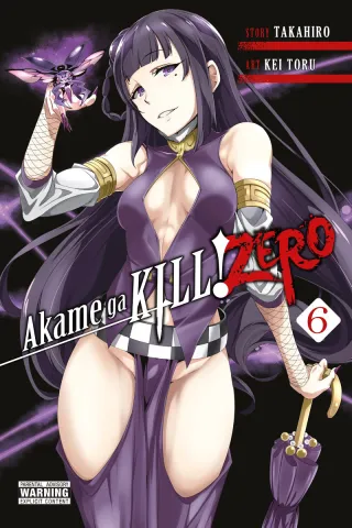 Cover of Akame ga KILL! ZERO volume 6, English edition