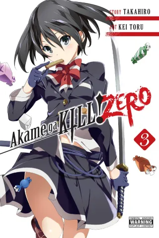 Cover of Akame ga KILL! ZERO volume 3, English edition