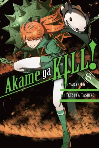 Cover of Akame ga KILL! volume 8, English edition