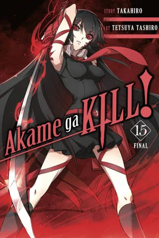 Cover of Akame ga KILL! volume 15, English edition