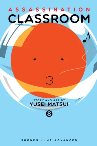 Cover of Assassination Classroom volume 8, English edition