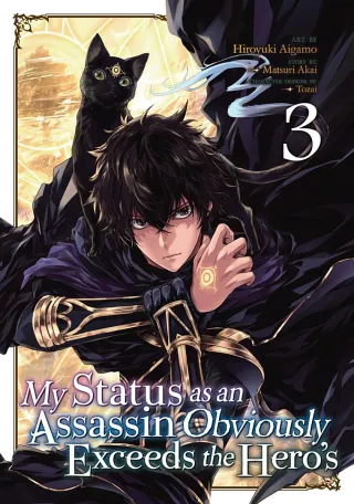 Cover of My Status as an Assassin Obviously Exceeds the Hero’s volume 3, English edition