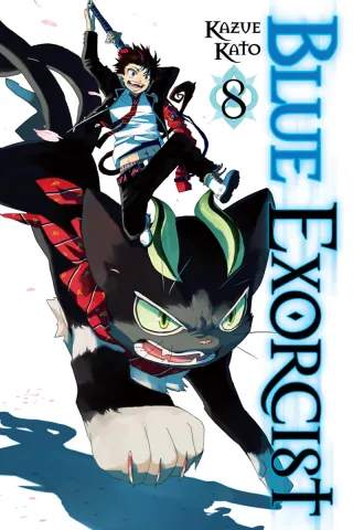 Cover of Blue Exorcist volume 8, English edition