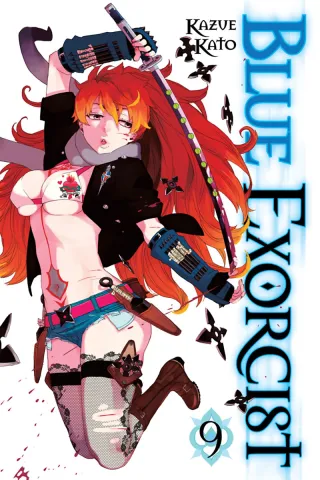 Cover of Blue Exorcist volume 9, English edition