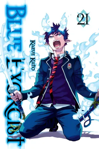 Cover of Blue Exorcist volume 21, English edition