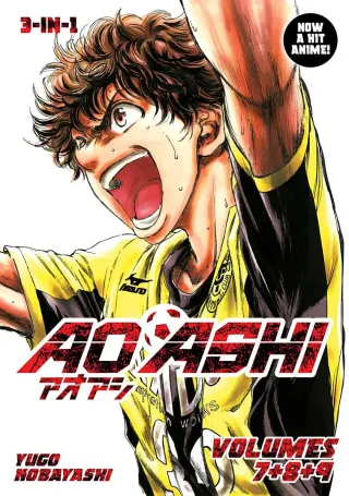 Cover of Aoashi volume 7-9, English edition