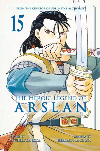 Cover of The Heroic Legend of Arslan volume 15, English edition