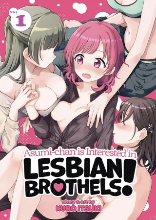 Cover of Asumi-chan is Interested in Lesbian Brothels volume 1, English edition