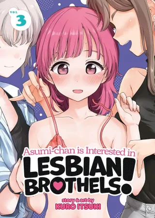 Cover of Asumi-chan is Interested in Lesbian Brothels volume 3, English edition