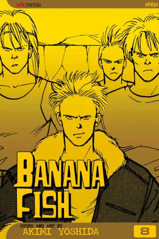 Cover of Banana Fish volume 8, English edition