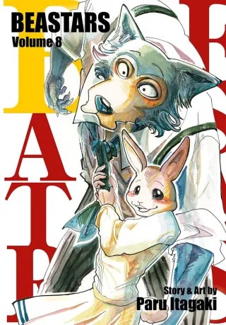 Cover of BEASTARS volume 8, English edition