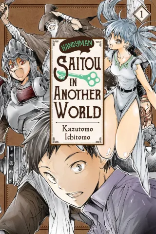 Cover of Handyman Saitou in Another World volume 1, English edition
