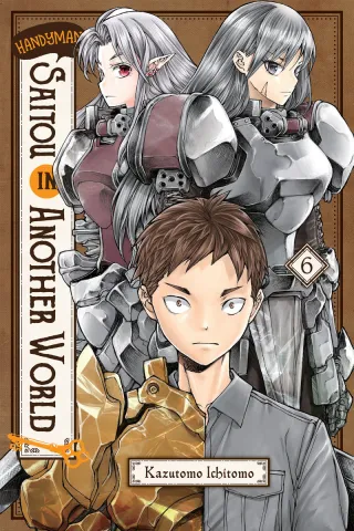 Cover of Handyman Saitou in Another World volume 6, English edition