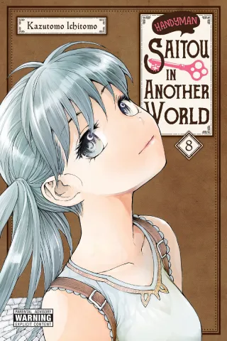 Cover of Handyman Saitou in Another World volume 8, English edition