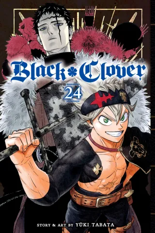 Cover of Black Clover volume 24, English edition