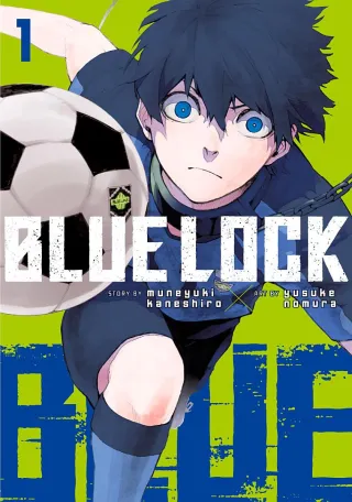 Cover of Blue Lock volume 1, English edition