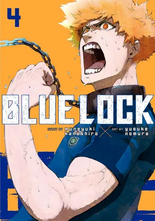 Cover of Blue Lock volume 4, English edition