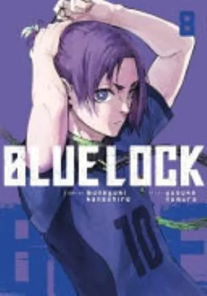 Cover of Blue Lock volume 8, English edition
