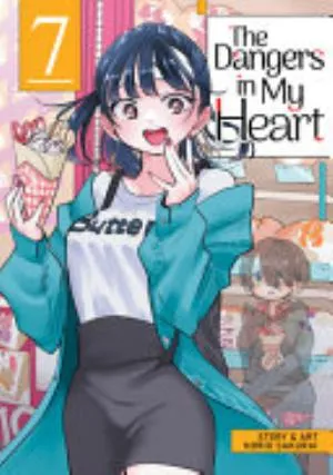 Cover of The Dangers in My Heart volume 7, English edition