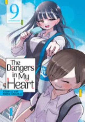 Cover of The Dangers in My Heart volume 9, English edition