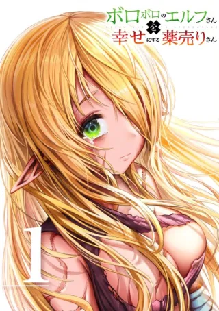Cover of Boroboro no Elf-san wo Shiawase ni Suru Kusuriuri-san
