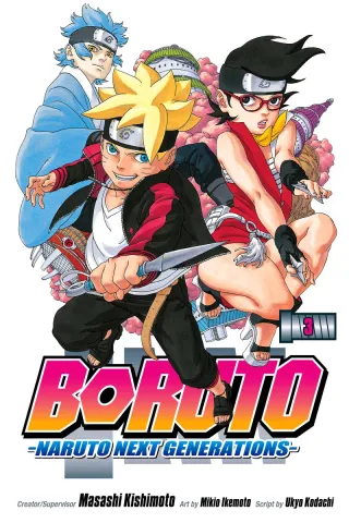 Cover of Boruto: Naruto Next Generations volume 3, English edition