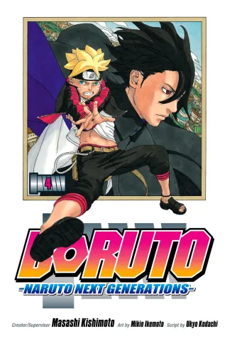 Cover of Boruto: Naruto Next Generations volume 4, English edition