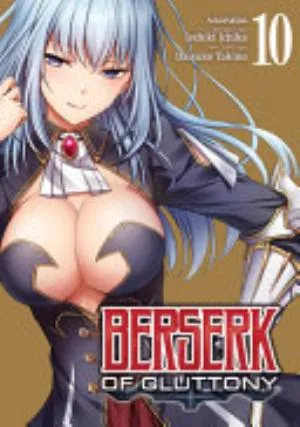 Cover of Berserk of Gluttony volume 10, English edition