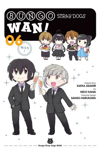 Cover of Bungo Stray Dogs: Wan! volume 6, English edition