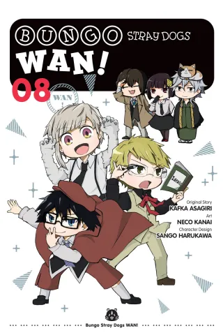 Cover of Bungo Stray Dogs: Wan! volume 8, English edition