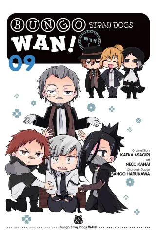 Cover of Bungo Stray Dogs: Wan! volume 9, English edition