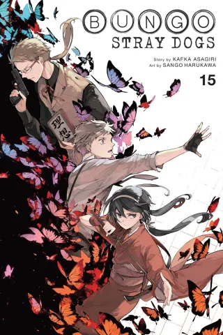 Cover of Bungo Stray Dogs volume 15, English edition