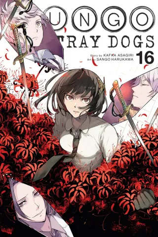 Cover of Bungo Stray Dogs volume 16, English edition