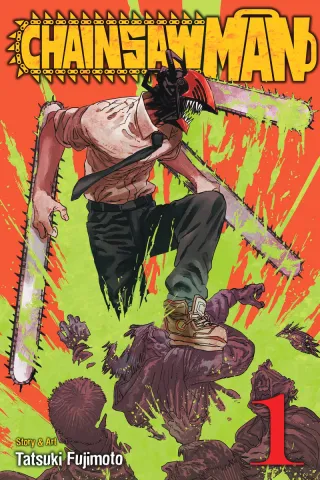 Cover of Chainsaw Man volume 1, English edition