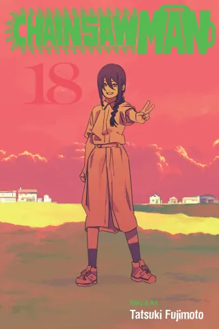 Cover of Chainsaw Man volume 18, English edition