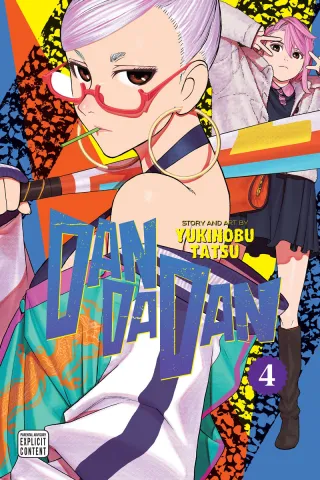 Cover of Dandadan volume 4, English edition