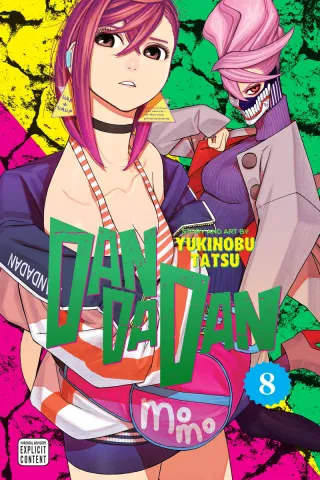 Cover of Dandadan volume 8, English edition