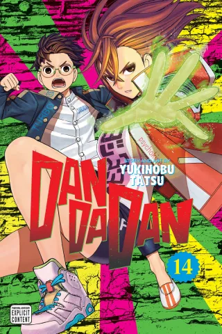 Cover of Dandadan volume 14, English edition