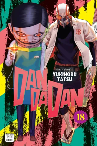 Cover of Dandadan volume 18, English edition