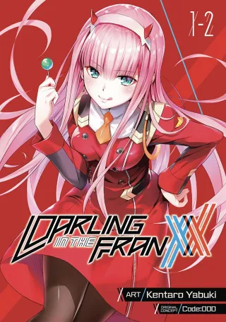 Cover of DARLING in the FRANXX volume 1, English edition