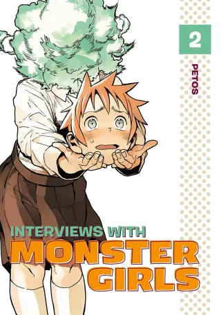 Cover of Interviews with Monster Girls volume 2, English edition