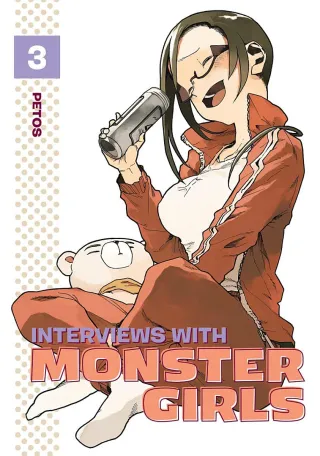 Cover of Interviews with Monster Girls volume 3, English edition