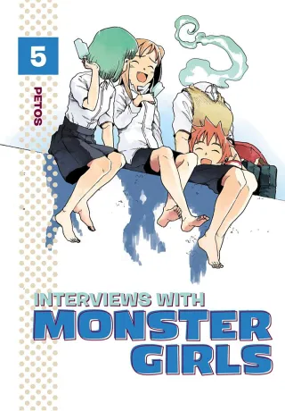 Cover of Interviews with Monster Girls volume 5, English edition