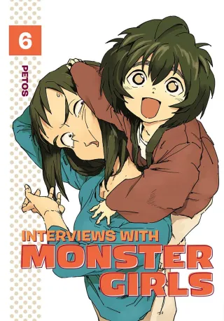 Cover of Interviews with Monster Girls volume 6, English edition