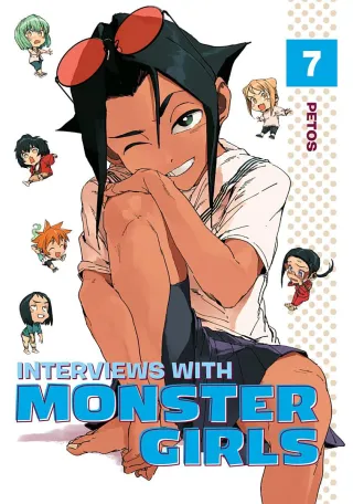 Cover of Interviews with Monster Girls volume 7, English edition