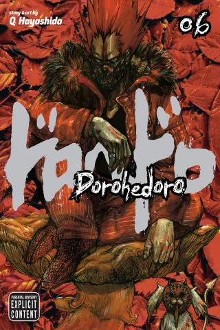 Cover of Dorohedoro volume 6, English edition