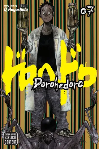 Cover of Dorohedoro volume 7, English edition