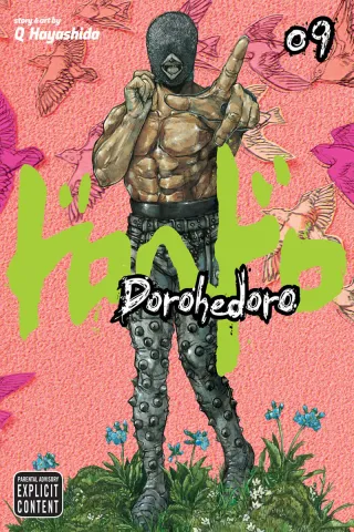Cover of Dorohedoro volume 9, English edition