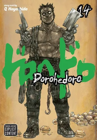 Cover of Dorohedoro volume 14, English edition